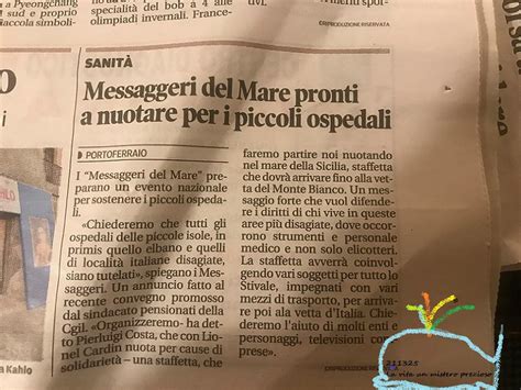 Lampedusa Monte Bianco MESSAGGERI DEL MARE