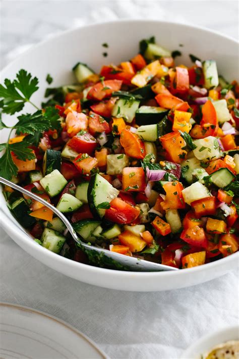 Israeli Salad The Best Easy Salad Recipe