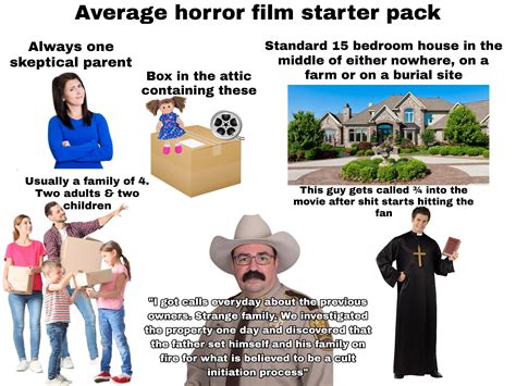 Typical Horror Movie Starter Pack Rstarterpacks