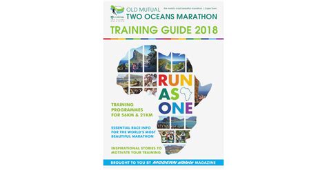 Supplements Two Oceans Marathon Training Guide 2018