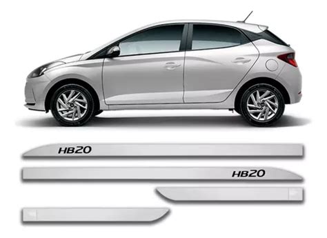 Friso Lateral Hyundai Hb20 2020 2021 Branco Atlas Grafia Frete grátis