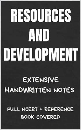 Resources And Development Class Topper Extensive Notes Updated For