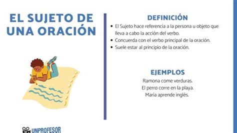 Quién es el sujeto en una oración Aprende con ejemplos simples