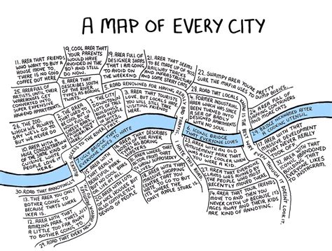 A map of every city - Vivid Maps