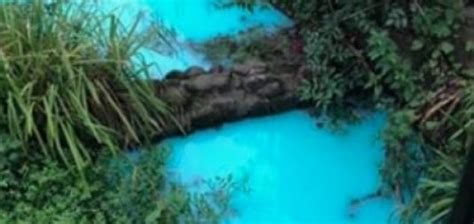 'Pollution incident' turns river bright blue | Unexplained Mysteries