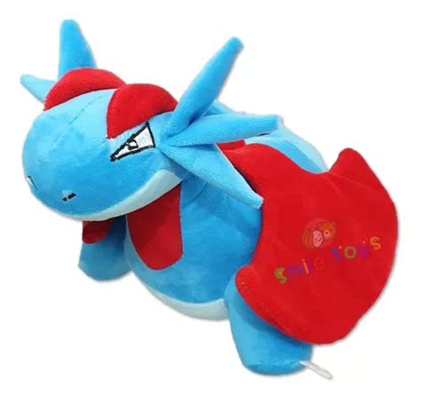 Peluche Pokemon Dragón Salamence Excelente Calidad Bordado Meses sin