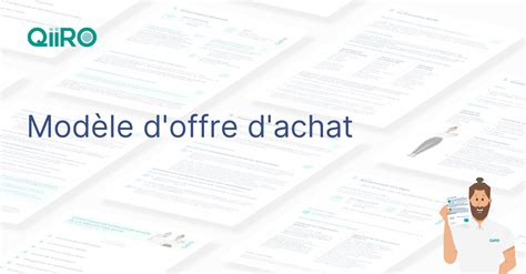 Offre d achat modèle gratuit à télécharger 2023