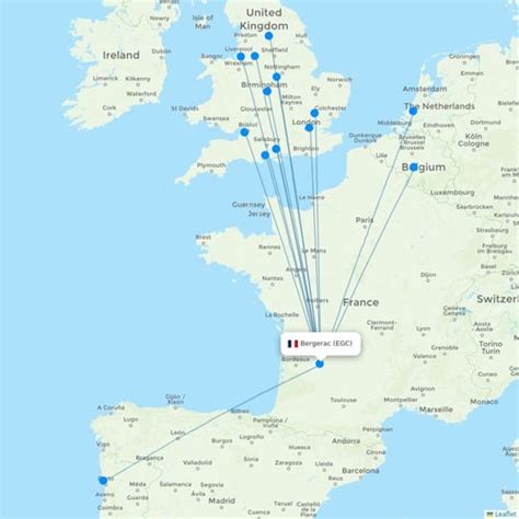 Bergerac Egc Flight Routes And Destinations Flight Routes