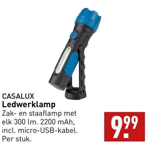 Casalux Ledwerklamp Aanbieding Bij Aldi