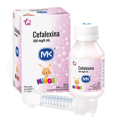 Cefalexina Niños Mk 250 Mg 5 Ml polvo para reconstituir a suspensión