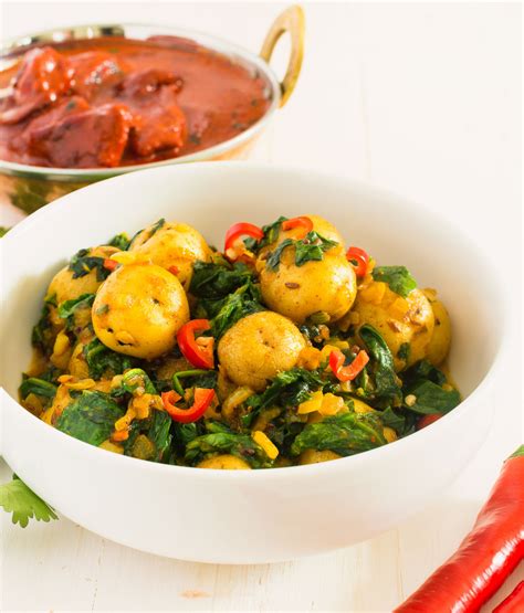 spinach and potato curry - glebe kitchen