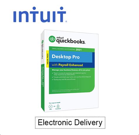 Buy Intuit Quickbooks Desktop Pro W Enhanced Payroll User