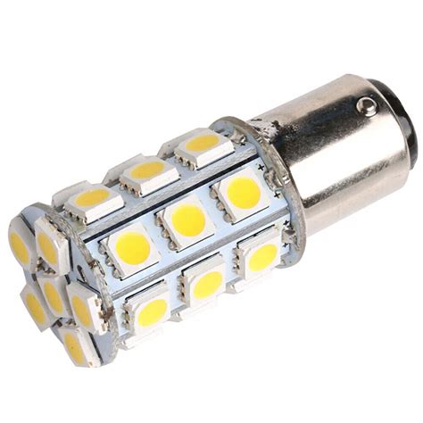 Led Car Tail Brake Light Backup Bulbs Lamp White 27 Smd Ba15d 1004 1076 1142 Us Ebay