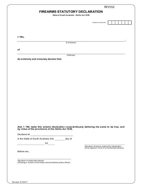 Statutory Declaration Form Complete With Ease Airslate Signnow