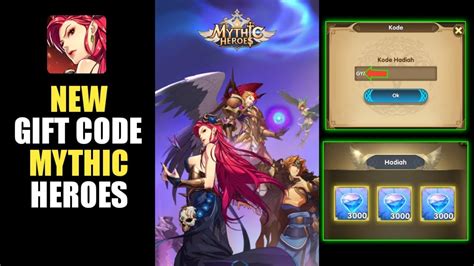 New Gift Code Terbaru Game Mythic Heroes Buruan Klaim Hadiahnya Youtube