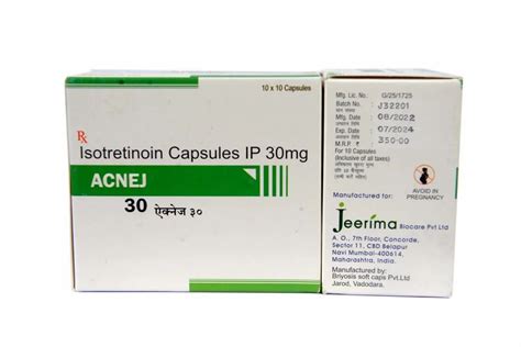 Acnej Isotretinoin Mg Capsule Packaging Type Strips At Rs