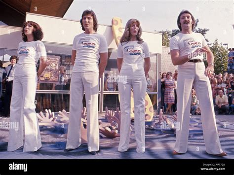 Brotherhood Of Man Uk Pop Group About 1975 Stock Photo Alamy