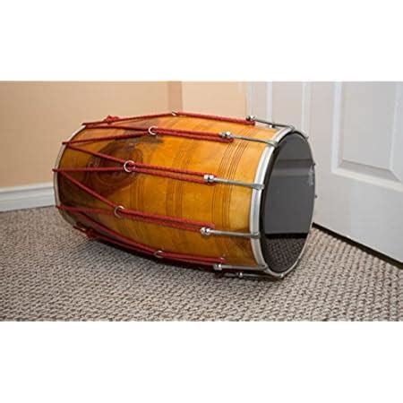 Sg Musical Natural Punjabi Bhangra Dhol Shisham Wood Amazon In