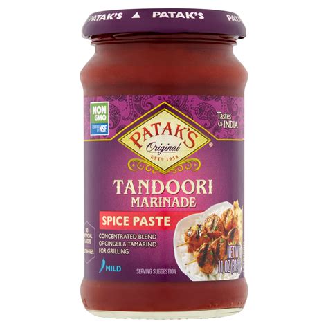 Pataks Original Tandoori Marinade Spice Paste 11 Oz