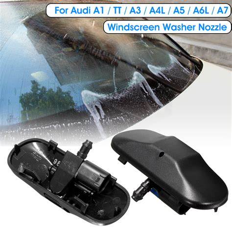 New Windshield Wiper Water Spray Jet Washer Nozzle For Audi A1 A3 A4L