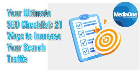 Your Ultimate Seo Checklist Ways To Increase Your Search Traffic