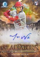 Masyn Winn Bowman Gda Mw Gladiators Of The Diamond Autographs