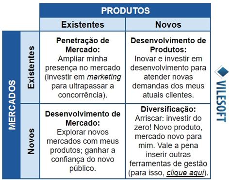 O Que é Matriz Ansoff E Como Utilizá La Vilesoftvilesoft