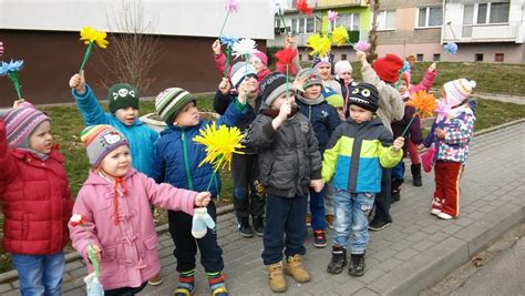 Pierwszy dzień wiosny Przedszkole Puliczne Łosiów