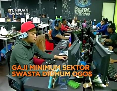 Tumpuan Awani Gaji Minimum Sektor Swasta Hasil Pengurusan