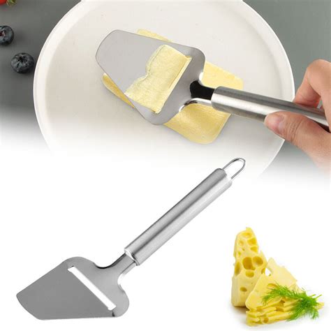 1 2 3PCS Stainless Steel Cheese Plane Slicer Cutter Knife Cheese