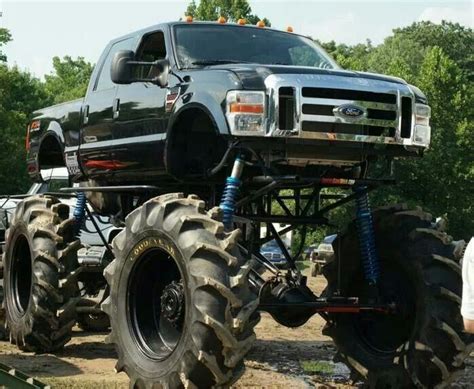 Lifted Ford Trucks Mudding