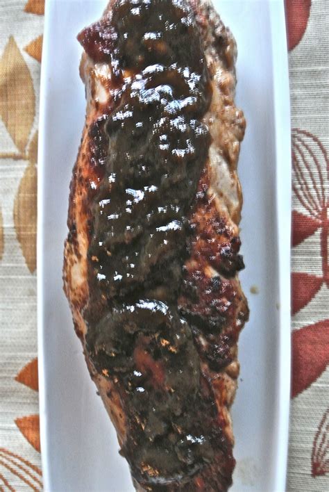 The Barbee Housewife Maple Mustard Glazed Pork Tenderloin With Apples