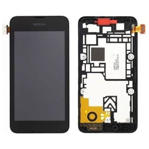 Ecran Complet Vitre Tactile Lcd Chassis Pour Nokia Lumia Noir