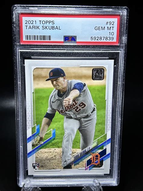 Tarik Skubal 2021 Topps 92 Base PSA 10 Price Guide Sports Card Investor