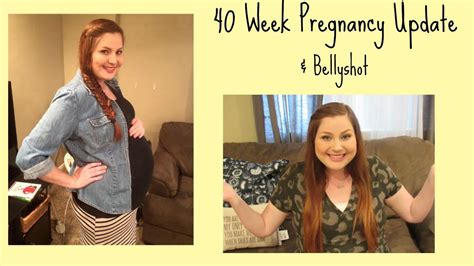 40 Week Pregnancy Update And Bellyshot Youtube