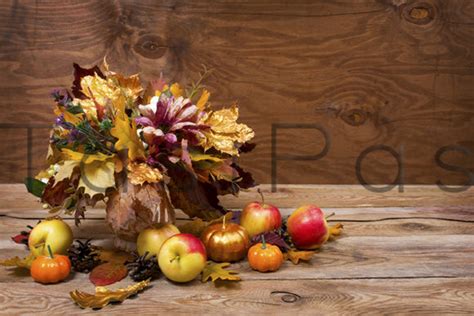 Fall Centerpiece with Golden Leaves Graphic by TasiPas · Creative Fabrica