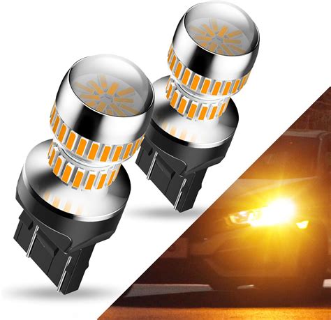 Auxito Upgraded Led Turn Signal Light Bulbs Amber Yellow