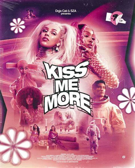 Kiss Me More Doja cat Projetos de tatuagem Cartazes gráficos