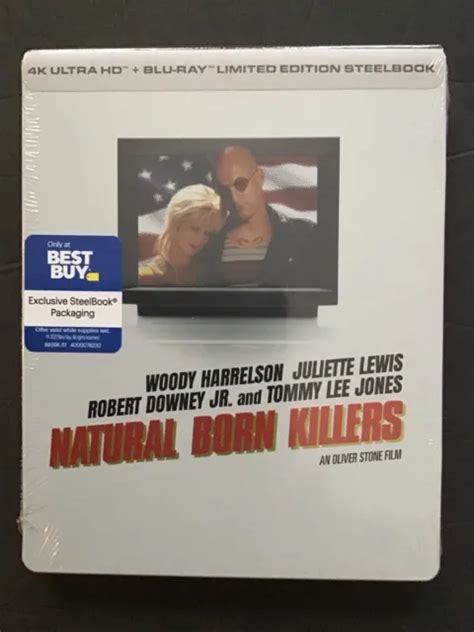 Natural Born Killers K Steelbook K Uhd Blu Ray Esclusiva Best Buy