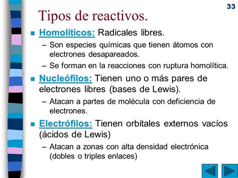 Tipos De Reactivos Quimicos