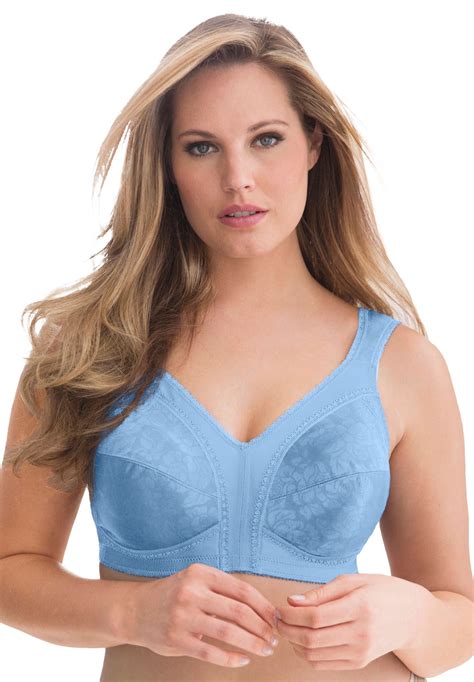 Playtex 18 Hour Ultimate Shoulder Comfort Wireless Bra Zen Blue 40ddd