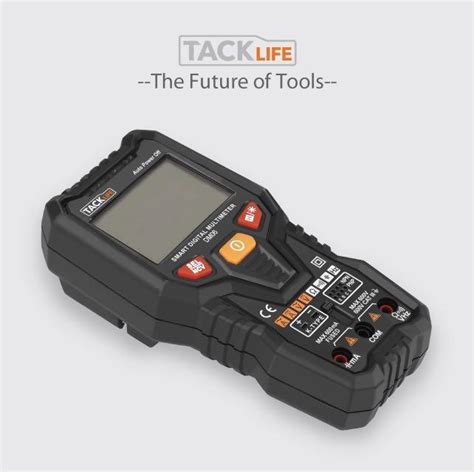 Tacklife Dm Premium Smart Digital Multimeter Auto Ranging Trms