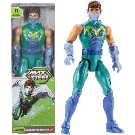 Boneco Max Steel Missão no Oceano Mattel 30 Cm em Promoção na Americanas