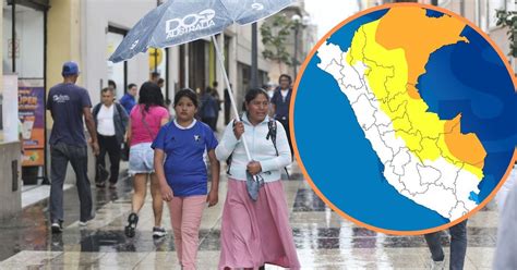 Senamhi Lanza Alerta Naranja Por Fuertes Lluvias En Perú ¿qué Regiones Están Incluidas En Su