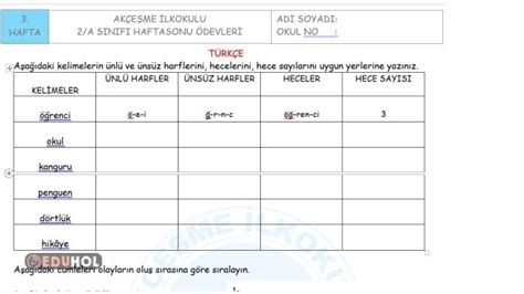 Hafta Hafta Sonu Devi Eduhol Etkinlik Ndir Oyun Oyna Test Z