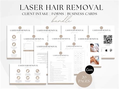 Laser Hair Removal Consent Forms Printable Laser Hair Etsy