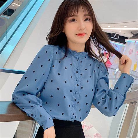 Moon Sunday Women S Polka Dot Long Sleeve Casual Fashion Summer