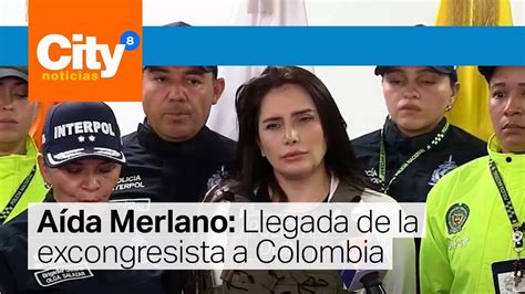 La Excongresista A Da Merlano Lleg A Colombia Y Agradece Su