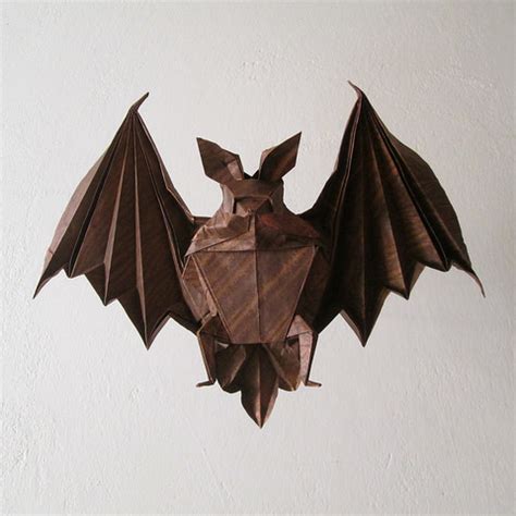 Origami Bat Miyajima Noboru - OrigamiArt.Us