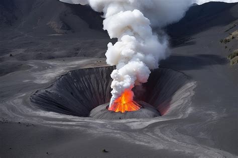 Actividad volcánica de energía geotérmica en Nueva Zelanda Foto Premium